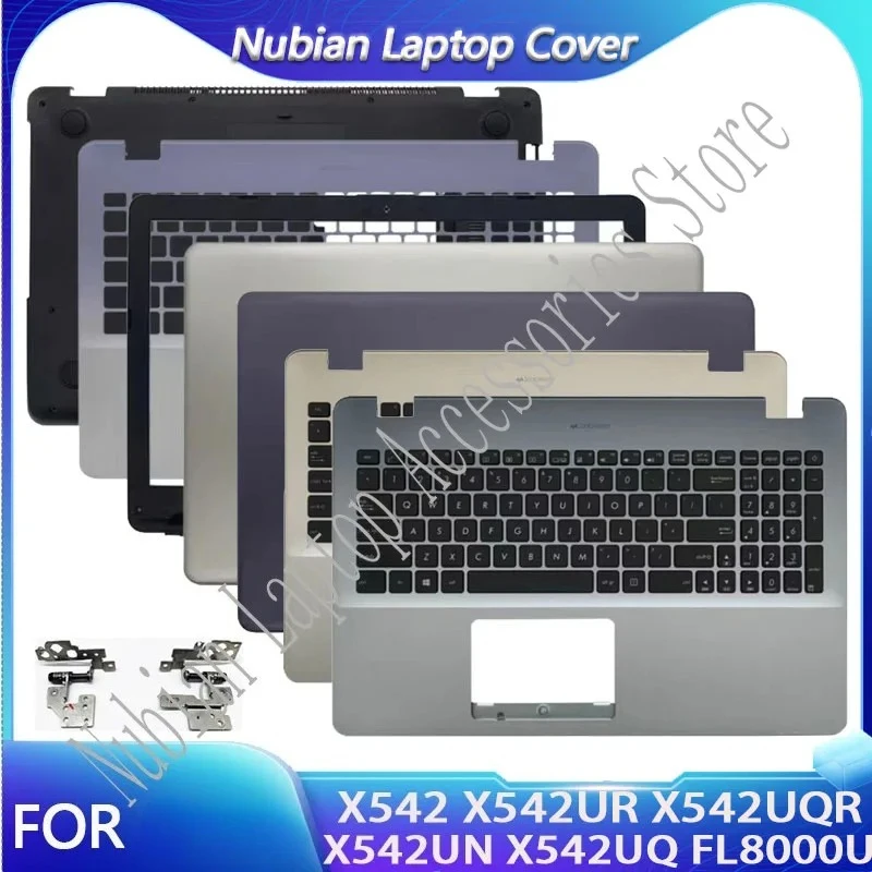 NOWE Do X542 X542UR X542UQR X542UN X542UQ FL8000U A580 F580 V580 Podkładka pod nadgarstki/klawiatura/obudowa dolna/żarny obudowy górnej i dolnej