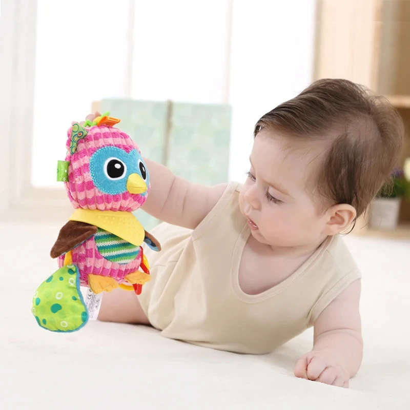 Baby Spielzeug Plüsch Rassel Spielzeug Kinderwagen Hängen Tiere Bett Mobile Kleinkind Für baby spielzeug 0 6 monate peluche sensorial bebé