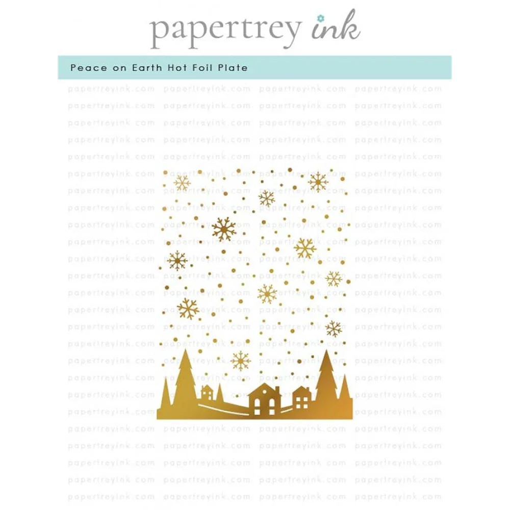 

Peace on Earth Hot Foil Plate Solid Hot Foil Plate Scrapbook Diary Decoration Stencil Embossing DIY Greeting Card Handmade