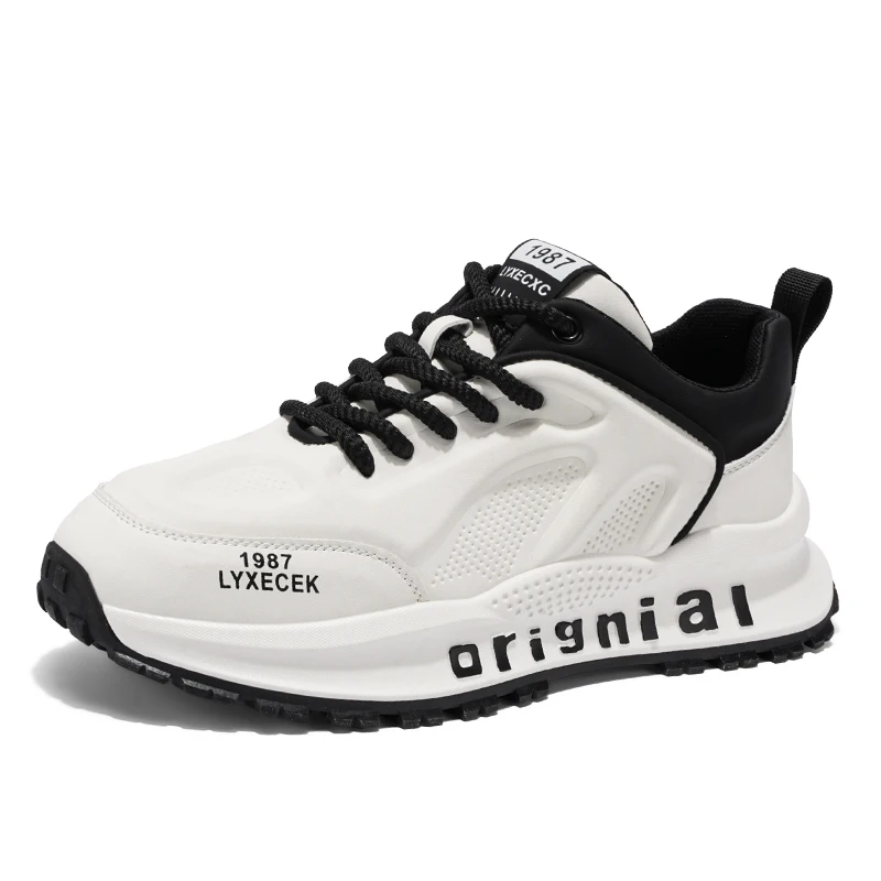 

Men's motorcycle new fashionable and versatile low top sports and leisure shoes, breathable and comfortable men's shoes