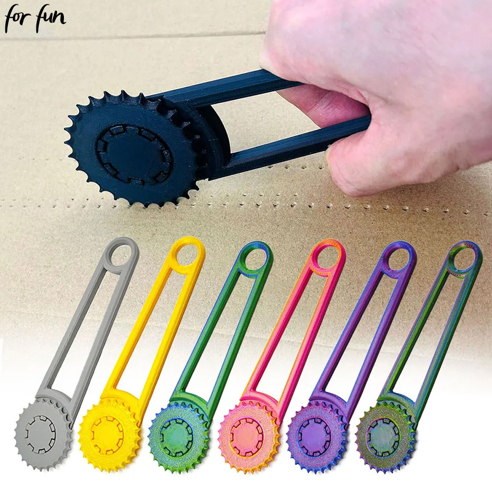 

For Fun Handheld Cardboard Box Punch Tool Portable Home Cardboard Box Puncher Punching Tools DIY Craft Packaging Supplies