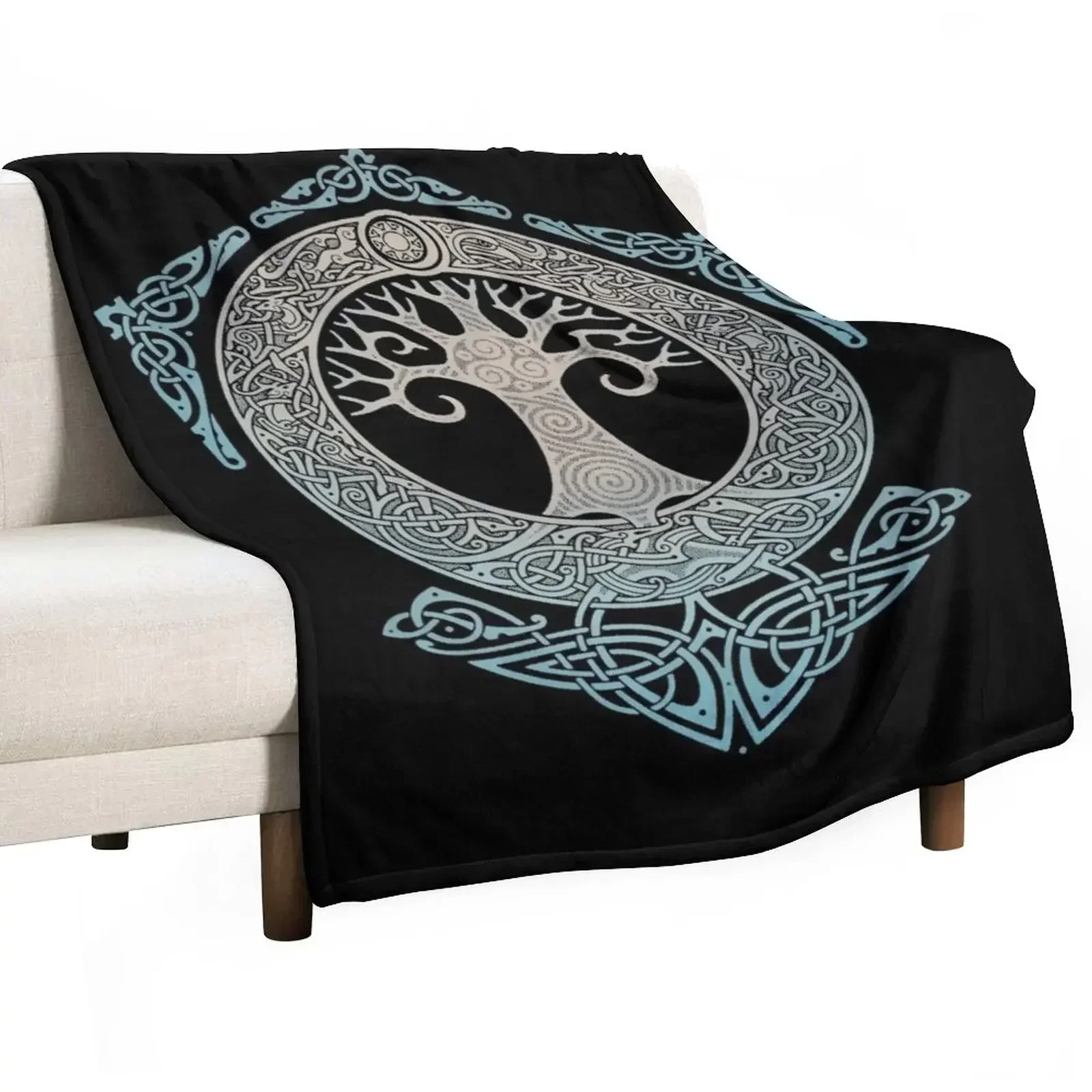 

YGGDRASIL.TREE OF LIFE. Throw Blanket For Baby heavy to sleep Blankets