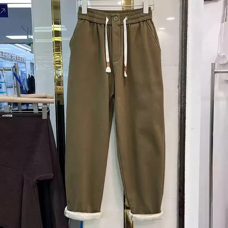 

Fall Winter Large Size 300 Pou Trendy Men's Clothing Carrot Pants Casual Sweatpants Versatile Straight Leg Pants