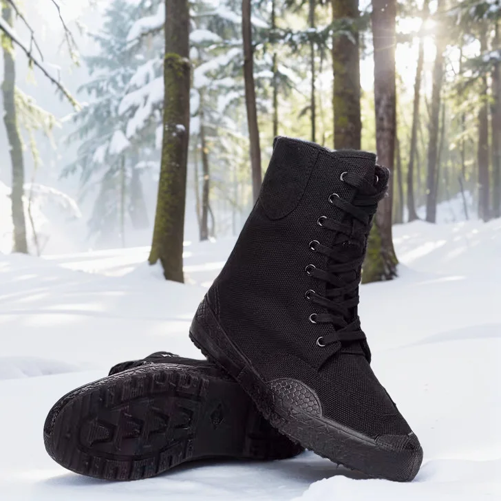 Botas de combate negras hombre: tácticas, senderismo y trabajo - imagen 5