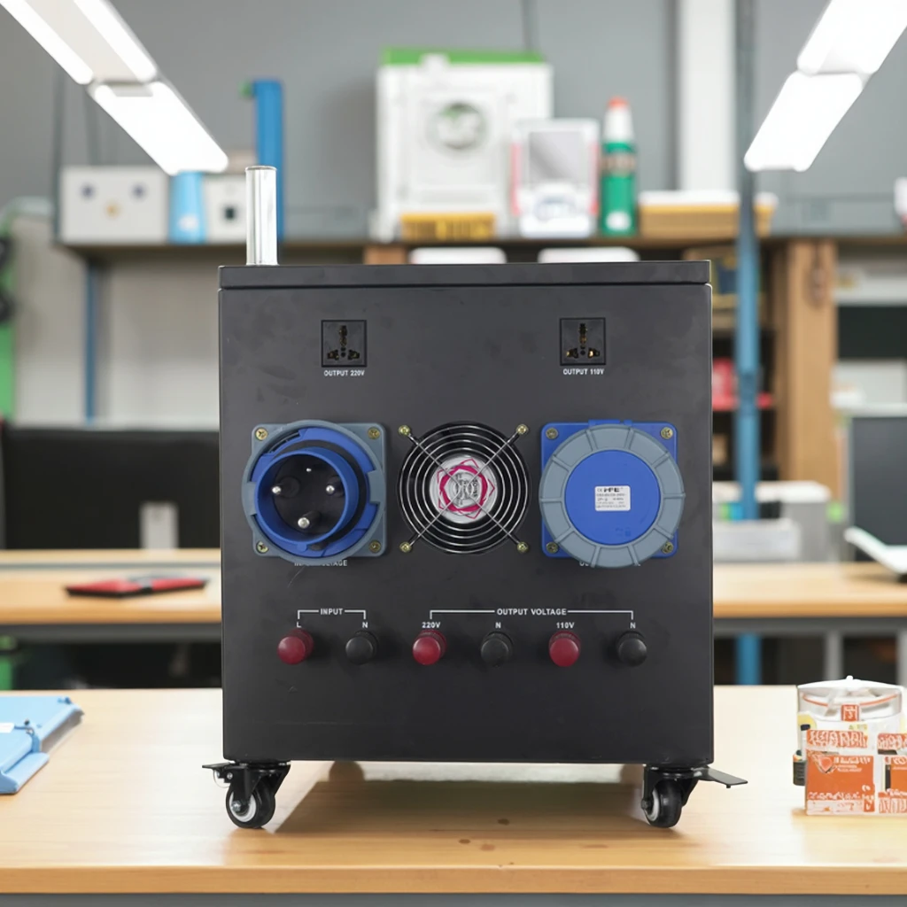 New 10kVA Manual Voltage Regulator Power Transformer 110v 220v Step-up Step-down 7 Gears with Output From 0-260v
