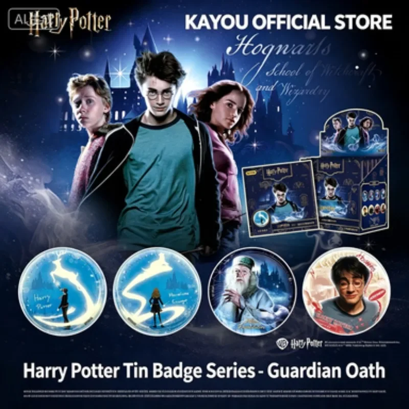KAYOU Harry Potter Echo Edition Vol.1 Double‑Sided Candy Badge Collection Wizard Character Button Pin Hobby Collectible Gift
