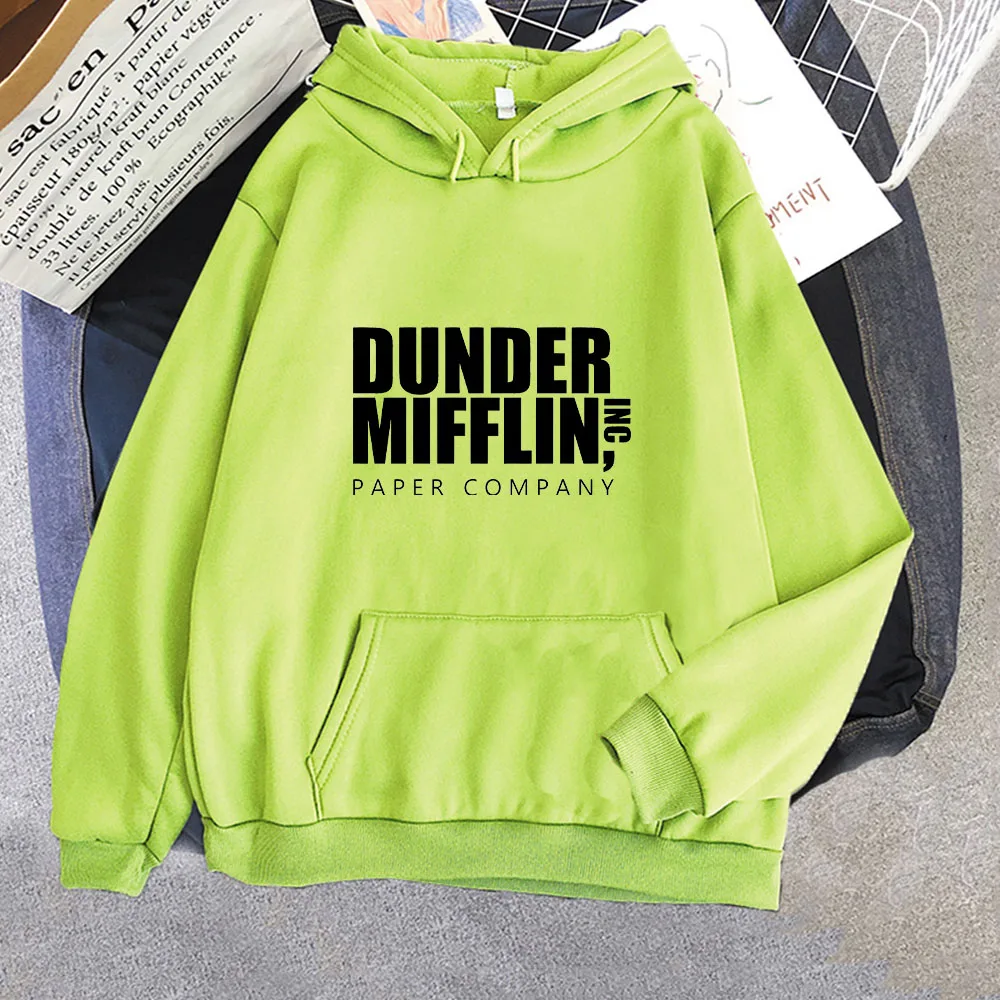 The Office Dunder Mufflin Hoodie Long-sleeved Fashion Sweatshirt Unisex with Hooded Aldult Clothing Наша Толстовка Fleece Hoody