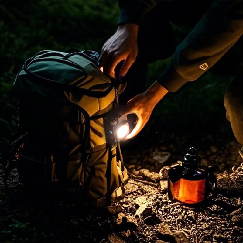 A01F-Portable Camping Light Adjustable LED Lantern Multifunctional For Outdoor Work Light For Power Outages B