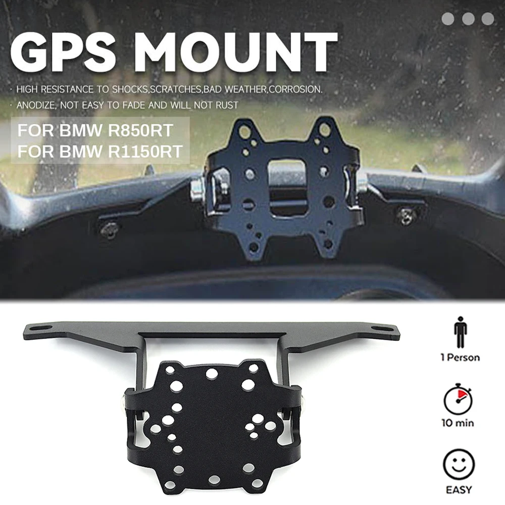 

NEW Motorcycle Windshield GPS Phone USB Wireless Charging Holder Navigation Bracket Stand FOR BMW R850RT R1150RT R 850 1150 RT