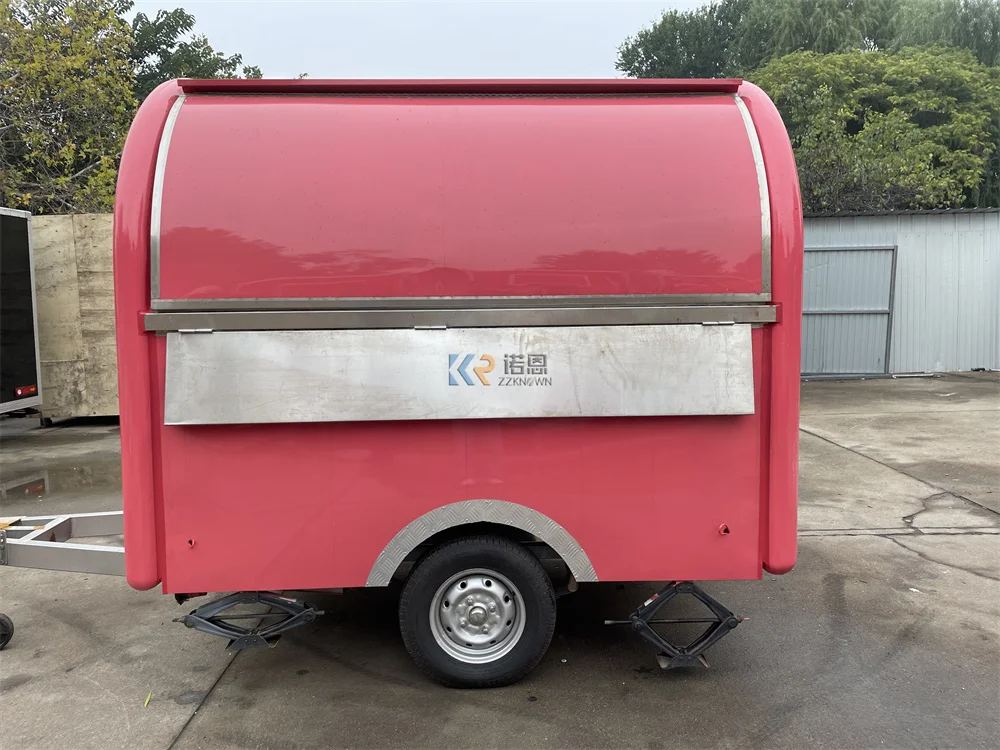 モバイルフードトレーラー、フードトラックバン、スナックカート、ピザ、アイスクリーム、キオスク、コーヒー、コンセッションを完全に装備