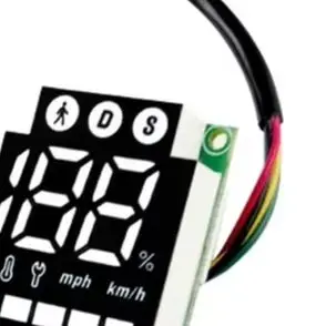 For Xiaomi 5 Max Scooter Display Board Replacement with Error Code Display and Mode Status ABS Black 32g Weight