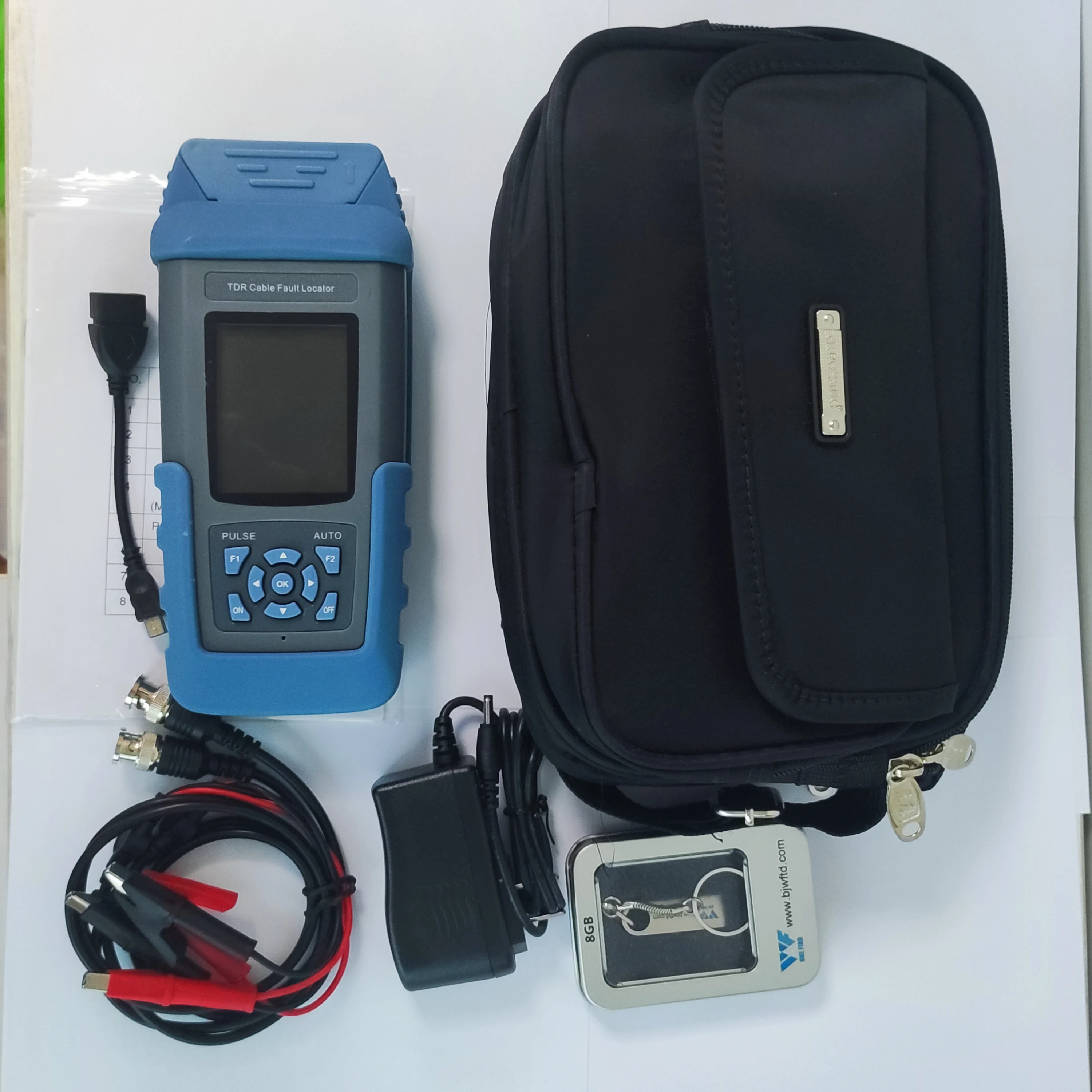 Onefind 8km TDR Cable Fault Locator of Telephone Cables and R F Cables Optical Fiber Cable Fault Tester