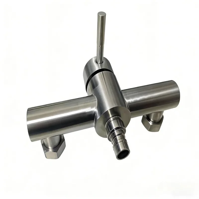 Shower Mixer Tap 304 Stainless Steel Brushed Hot Cold Mixer For Washing Machine Bathtub Balcony Laundry Room