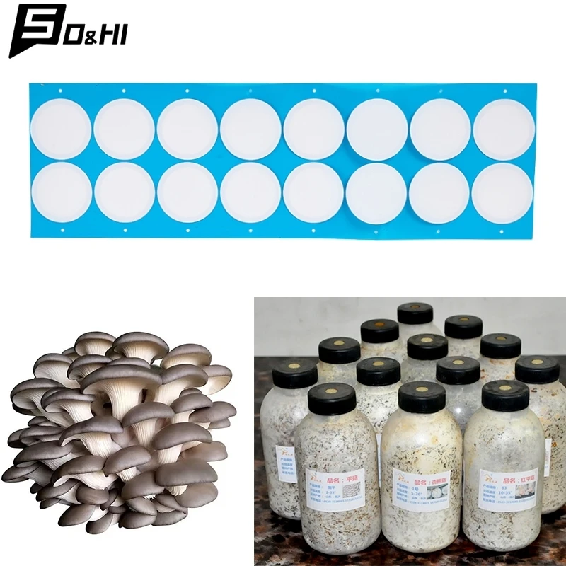 Synthetic Filter Paper Stickers 76.2mm 59mm 0.22 μm Filter Disc Mushroom Applied Under for Mushroom Cultivation