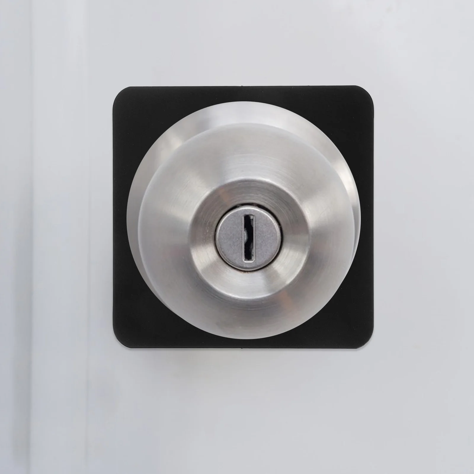 

Stainless Steel Door Lock Repair Plate 5.5 Cm Inner Diameter No Drill Easy Install Reinforcement for Home Office Security