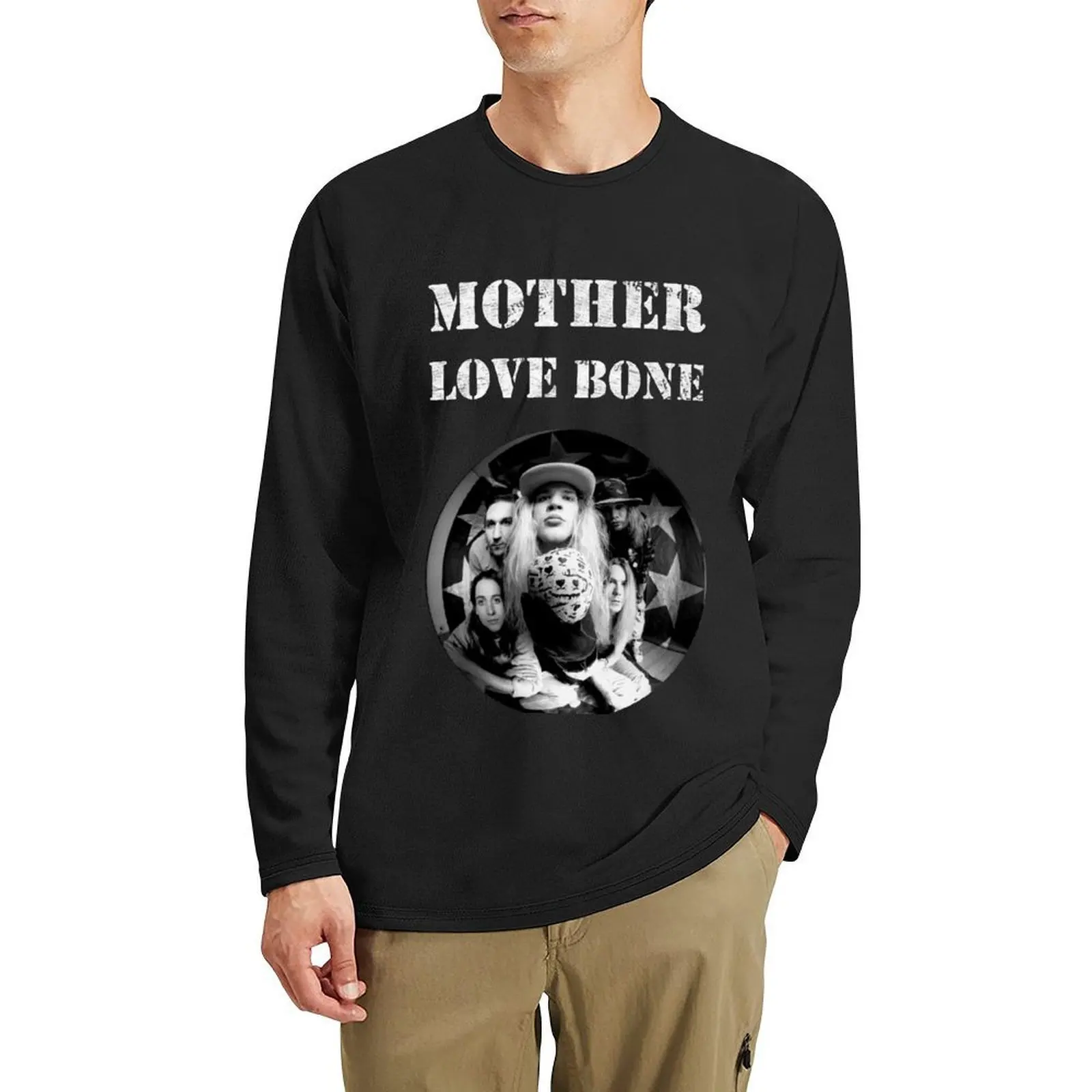 Mother Love Bone Long T-Shirt Blouse Oversized t-shirt plain t-shirt Aesthetic clothing plain black t shirts men