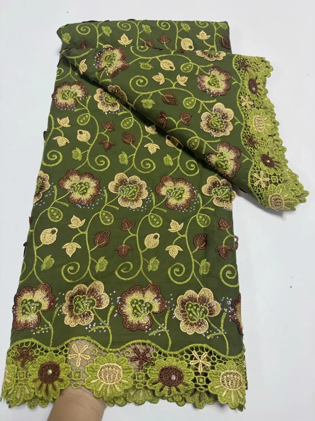 

Африканское 3D кружево, швейцарский вуаль-кружевной материал с камнями, высококачественная вышитая ткань, нигерийское хлопковое кружево для свадебных платьев