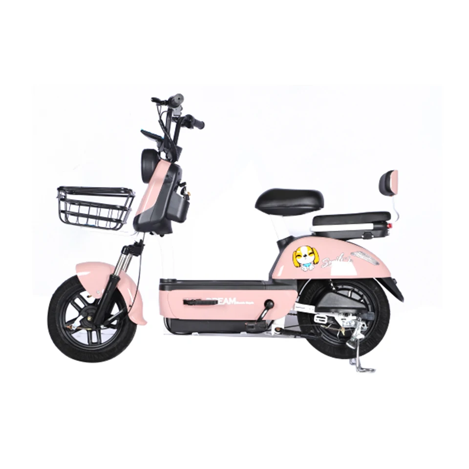 Cheap Electric Bicycle 48V 12AH/20AH 350w/500w Motor 14inch Ebike for Adults image 2