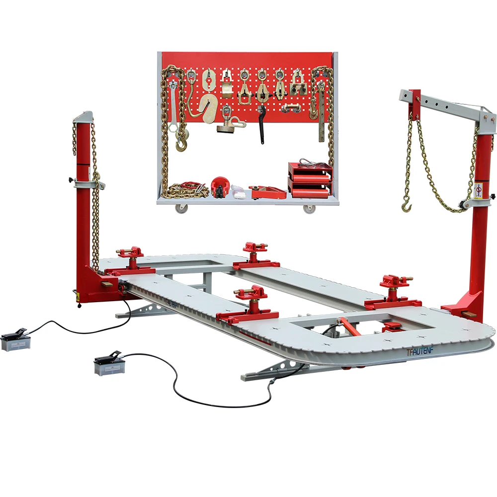 TFAUTENF auto body puller rack/car chassis pulling machine/ pickup truck auto frame machine