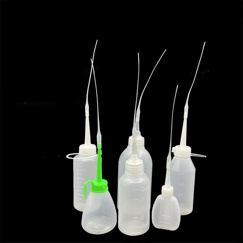 50PCS/pack Glue Micro-Tips Plastic Glue Bottle Tips Glue Extender Precision Applicator Dropping Tube Nozzle For Crafting Lab