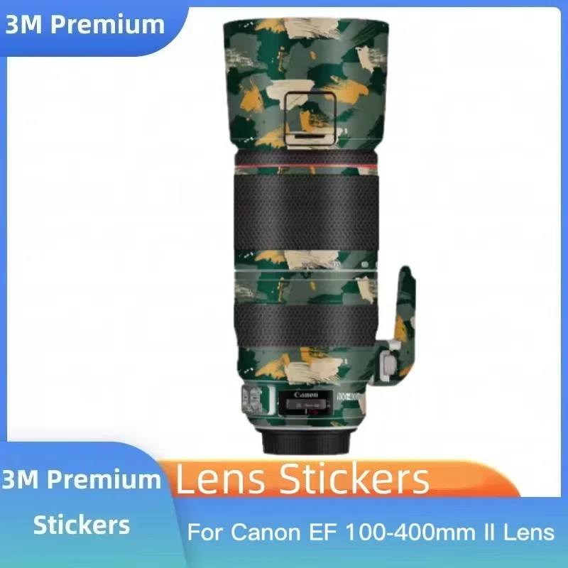 For Canon EF 100-400mm F4.5-5.6 L IS II USM Anti-Scratch Camera Lens Sticker Coat Wrap Protective Film Body Protector Skin Cover