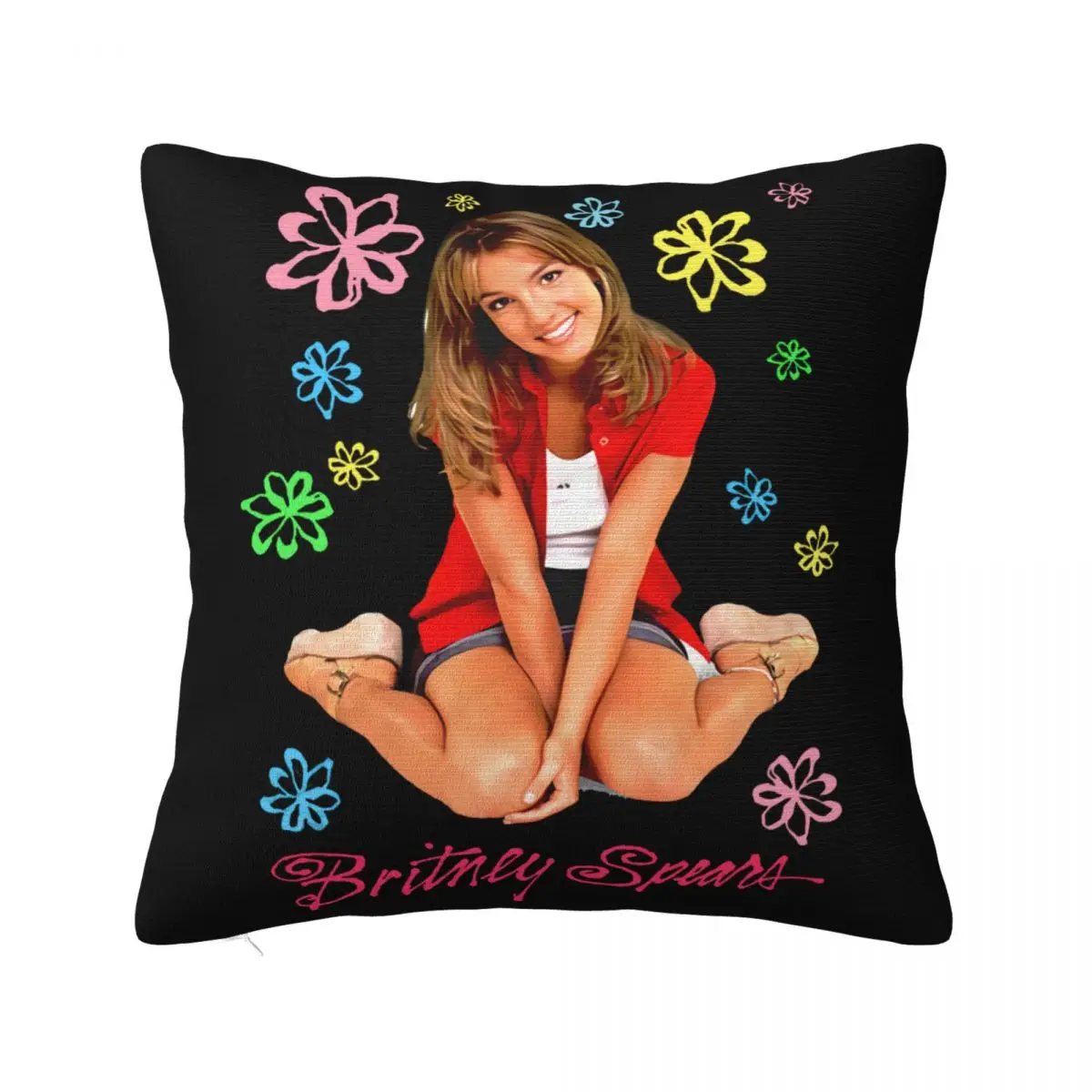 Britney Baby One More Time Unisex 90S Vtg 1998 Inspired Women Halloween 2021 Latest Pillow Case