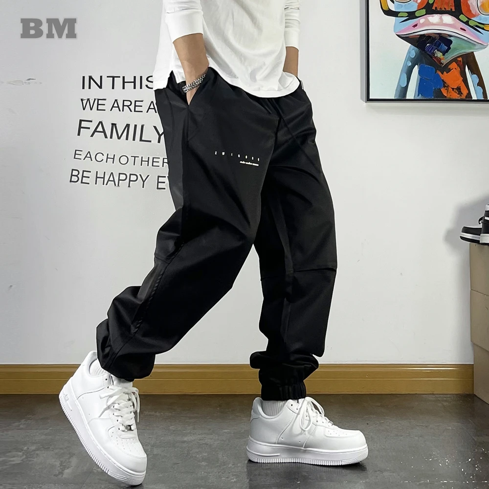 

Korean Streetwear Sweatpants For Men Clothing Fashion Trend Sport Pants Harajuku Casual Joggers Kpop Hip Hop Trousers Male