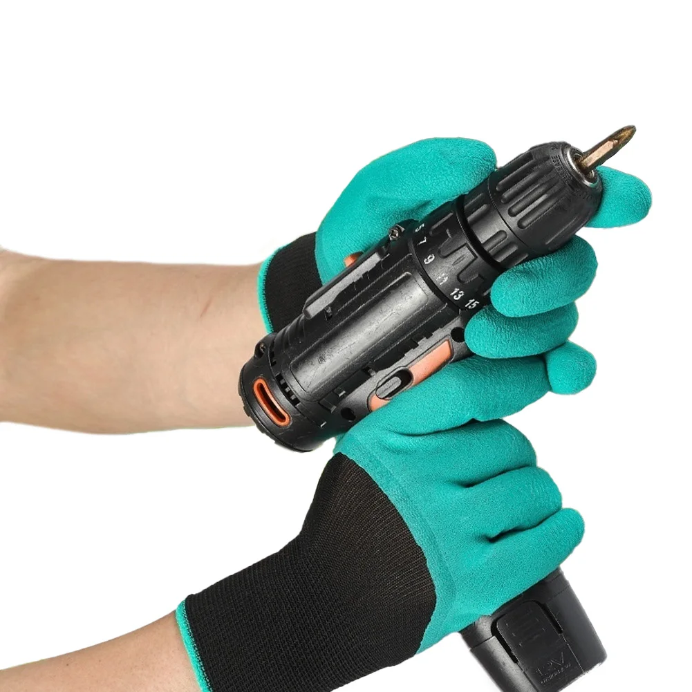 لينة اللاتكس قفازات العمل المنزلية Prick-proof قفازات اللاتكس الواقية عدم الانزلاق قفازات العمل تنفس لزراعة مقاومة للثقب