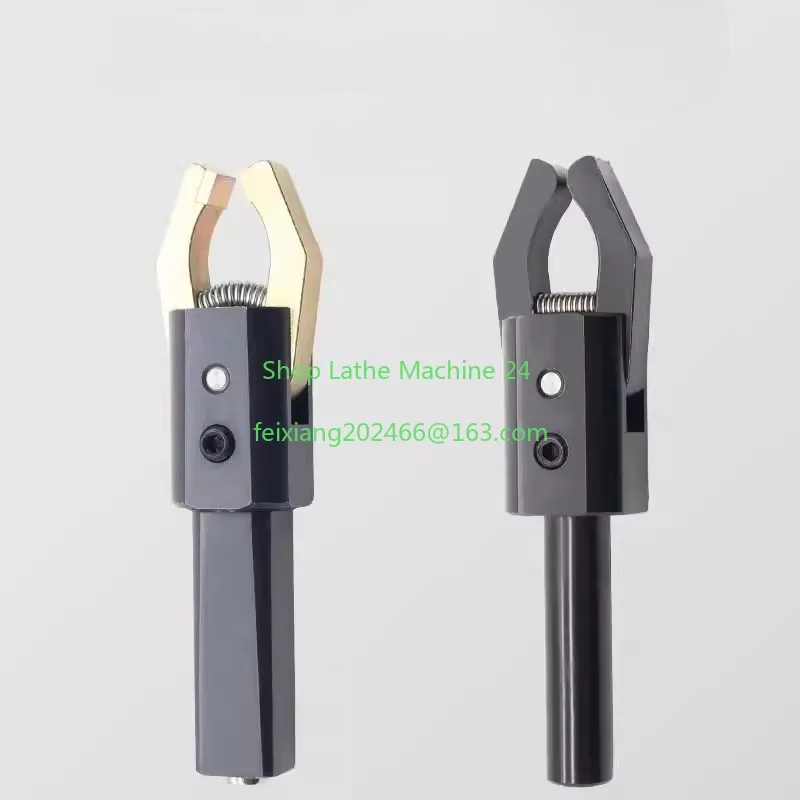 Estrattore automatico per tornio CNC, manico rotondo, impugnatura quadrata, artiglio 12-32 mm, 1 pezzo