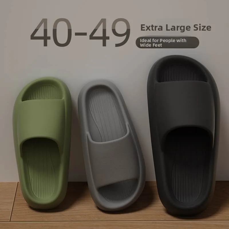 

Мужские тапочки из ЭВА очень большого размера, летние тапочки 47, 49, домашняя одежда для купания в помещении, на открытом воздухе, без запаха, простая обувь