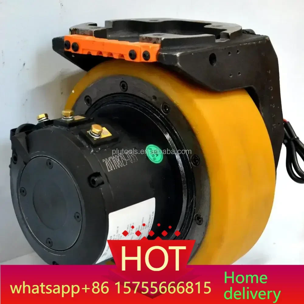 Plutools Dc Permanent Magnet Motor 24V 650W Agv Wheel Drive Assembly