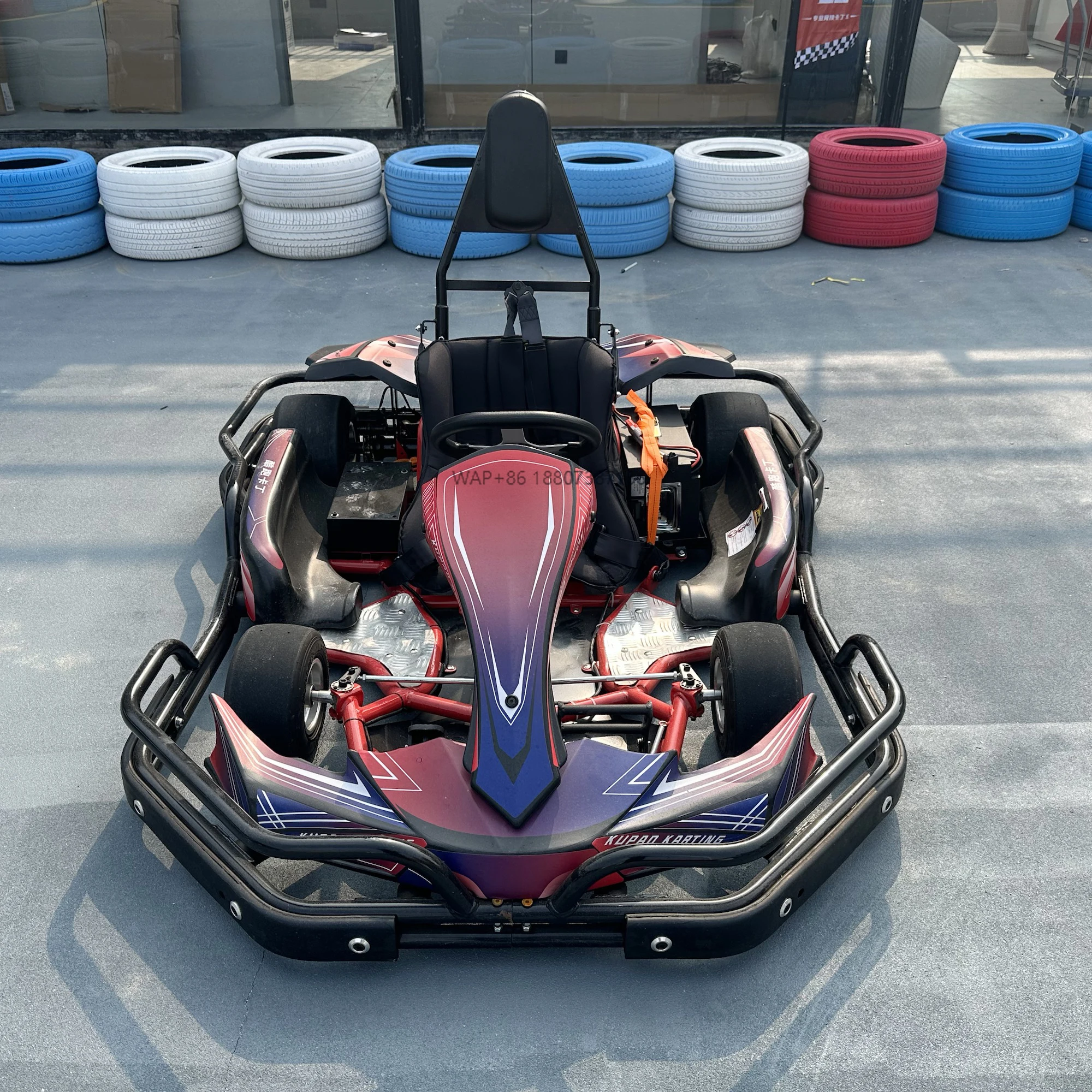 72V Electric Kart, High Performance Adult Kart, Commercial Drift Kart 1500W Customized on Demand