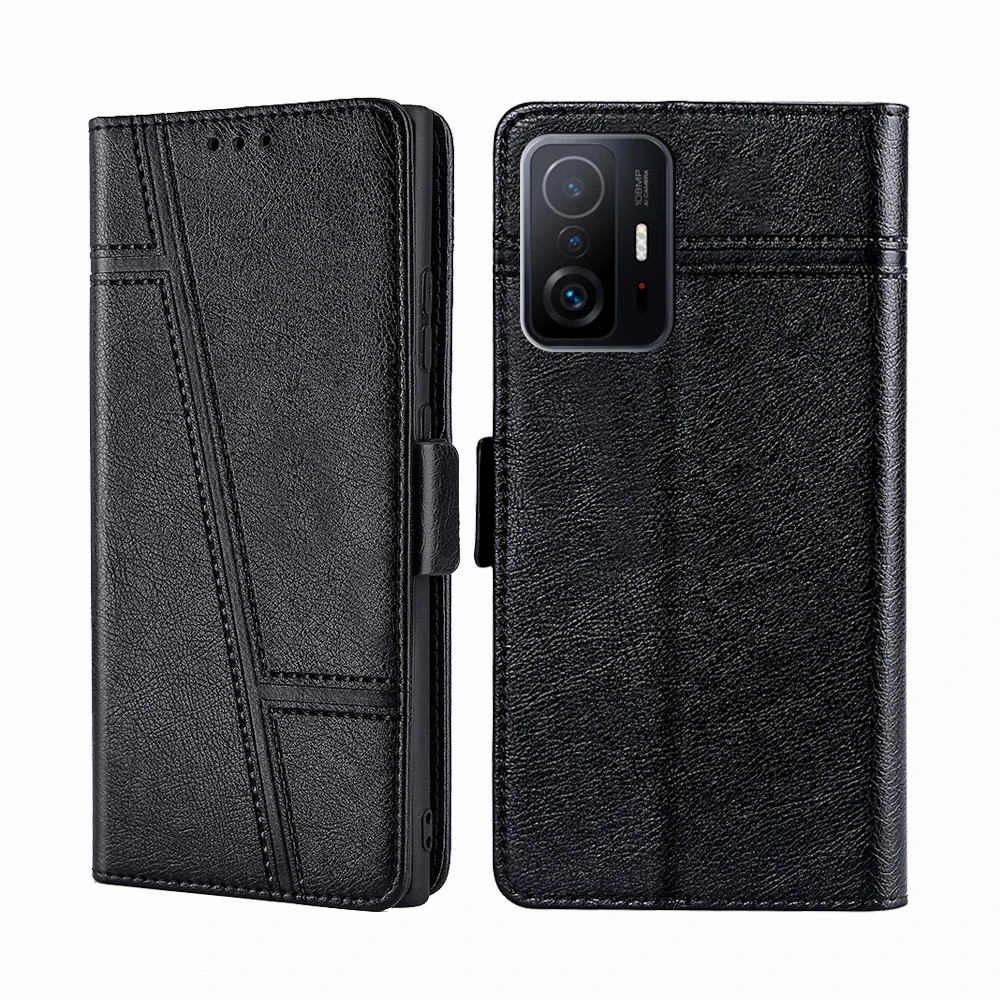 Роскошный чехол Soild для телефона Xiaomi 12X 12 12T 13T Pro Lite Ultra 14 12S 13, магнитный чехол-книжка из искусственной кожи с подставкой для карт