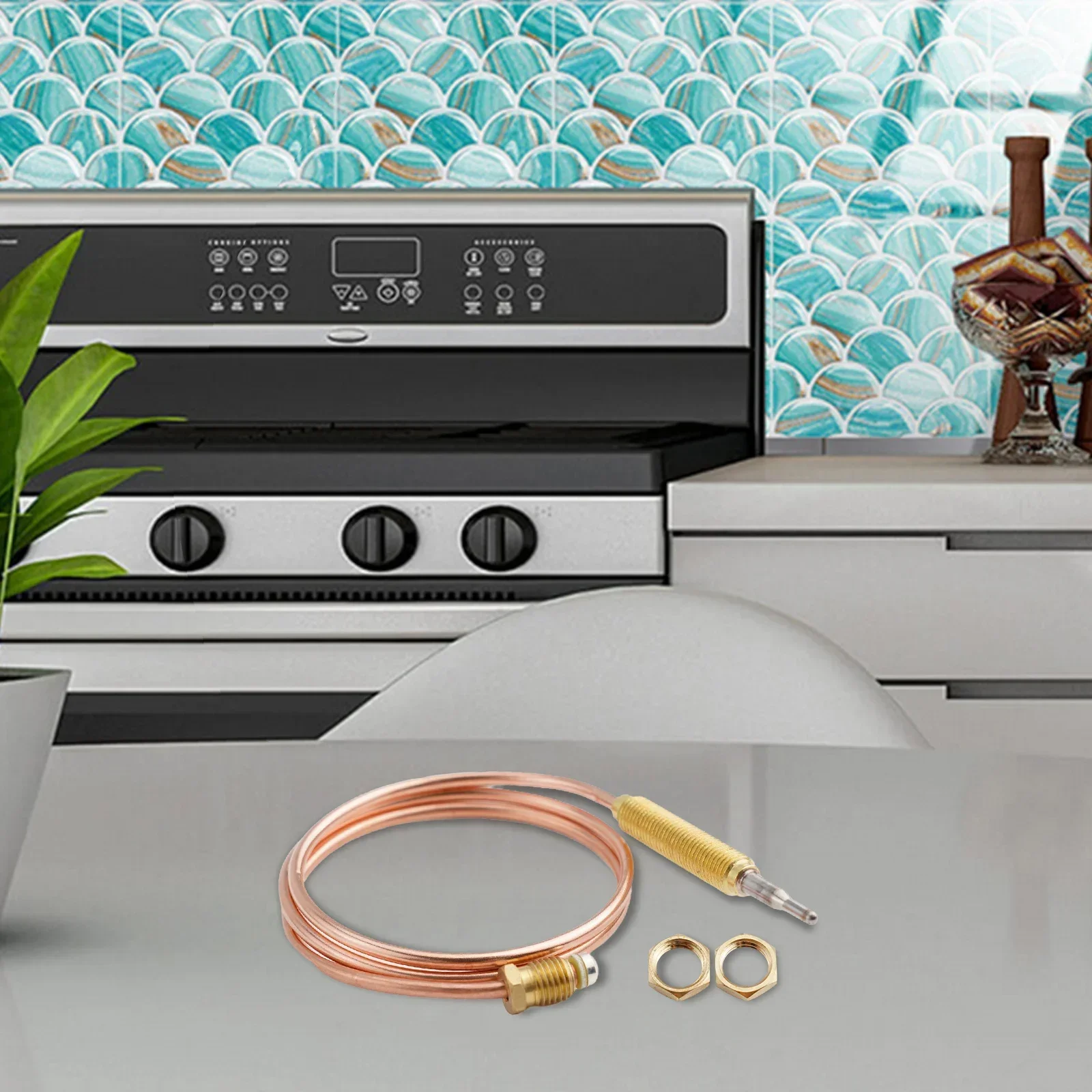 

Газовые горелки для барбекю, кемпинга, 600 мм, газовые горелки, аксессуары для барбекю, высокочувствительный зонд с обычной резьбой, газовая техника