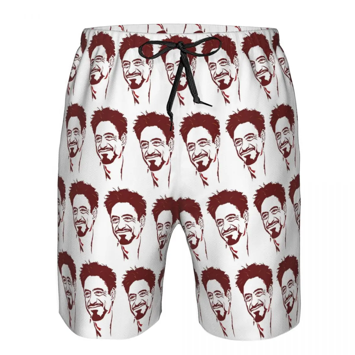 Robert Downey Jr Trunks Beach Board Shorts Casual Quick Dry Swimming Summer Men Pants