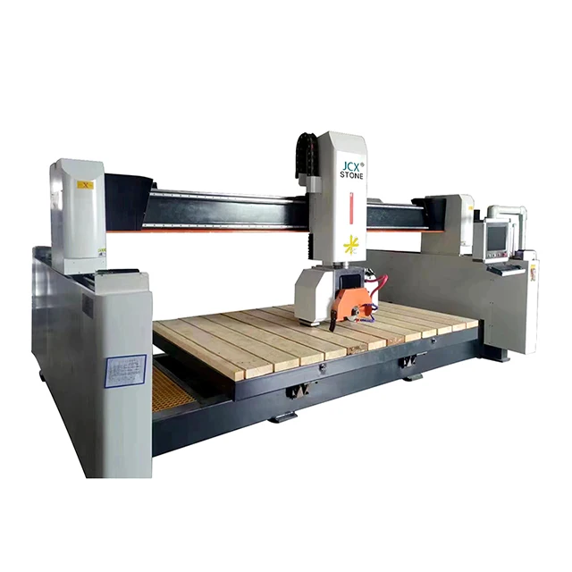 5-Achsen-Brückensägenstein-Schneidemaschine CNC-Fräser für künstliche Steinschneidemaschine aus Granit und Marmor