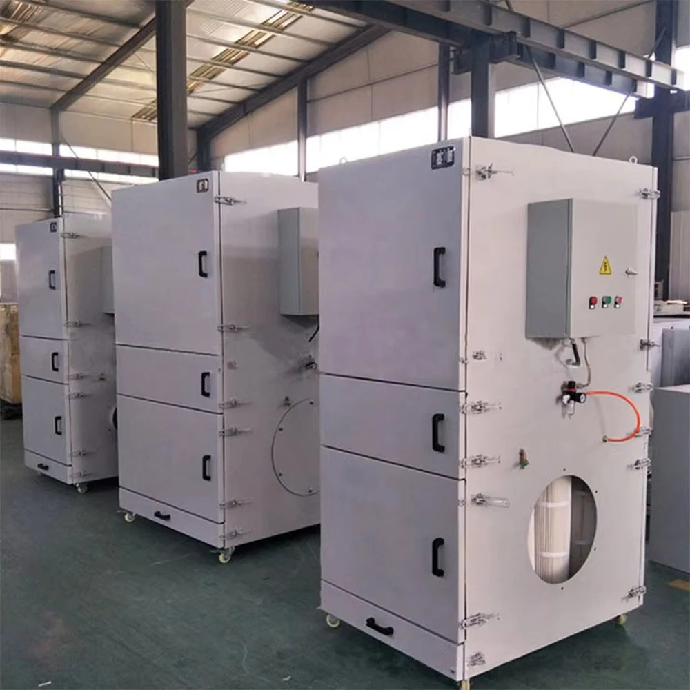 Movable Industrial Dust Collector Device Hs Codes 4kw 300w Round Moulder Venturi Brushless Dust Collector
