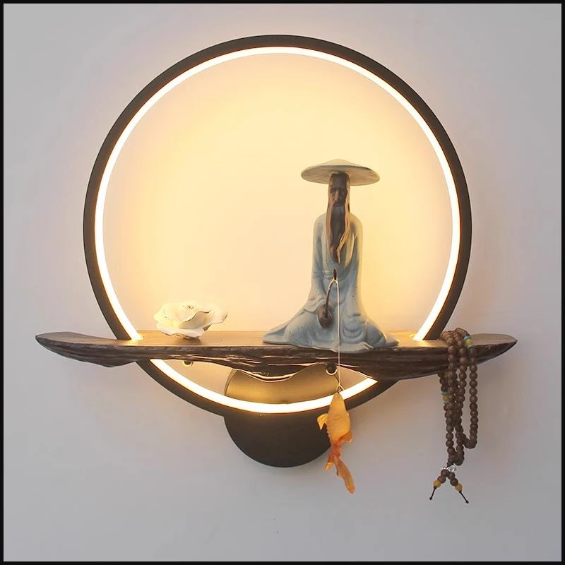 

Kid's Round led Acrylic light Creative Angel light Modern Led Wall Lamp child bedroom LED fixture Bathroom Wall Lamp Lustres