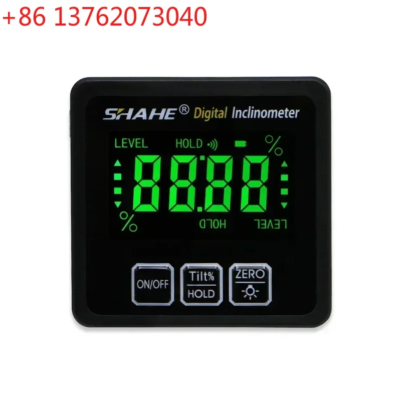 Electronic Protractor Aluminum Alloy Shell Box Angle Gauge Digital Level Angle Finder