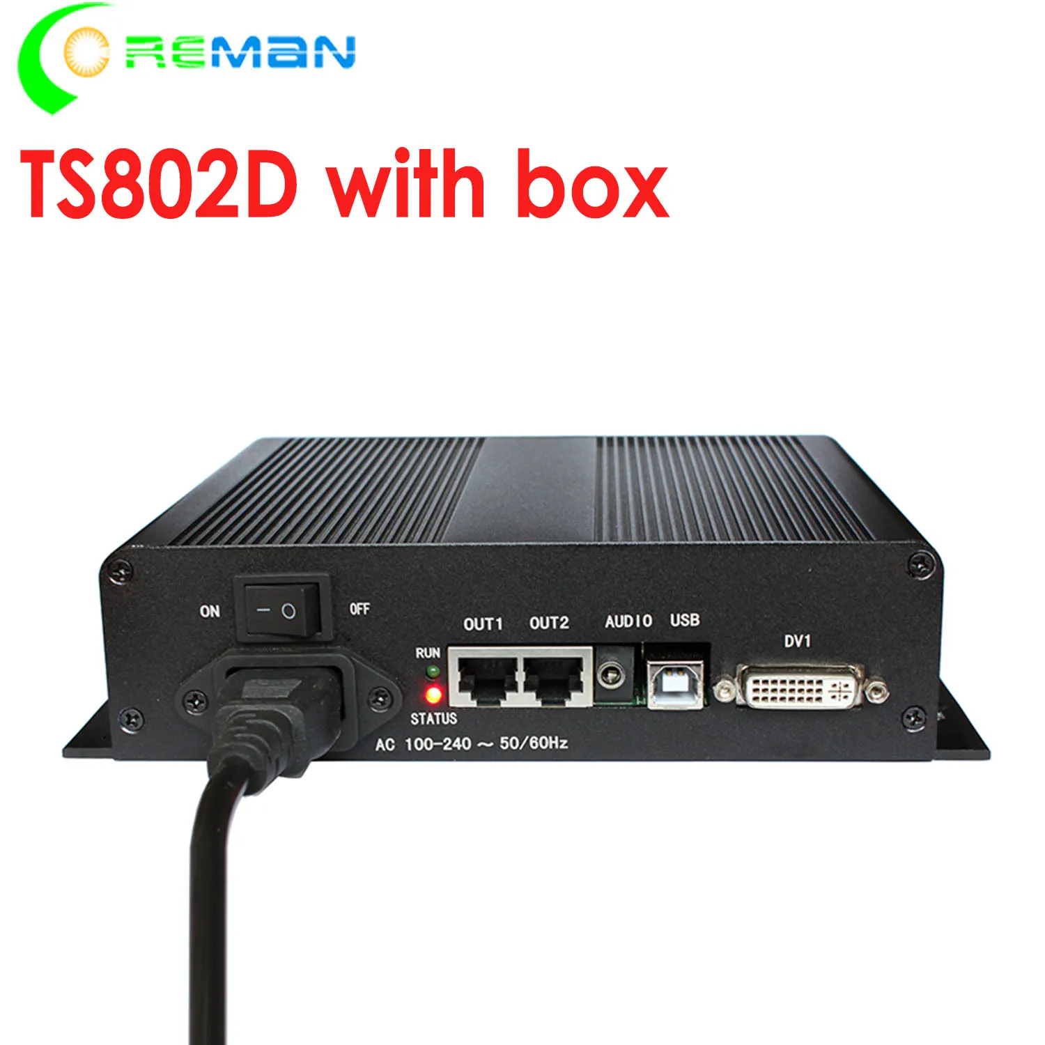 LED-Bildschirm LED-Panel Sende karte mit Box Linsn Sende karte ts802d Box Typ DC 110 220V 230V 240V V Eingang