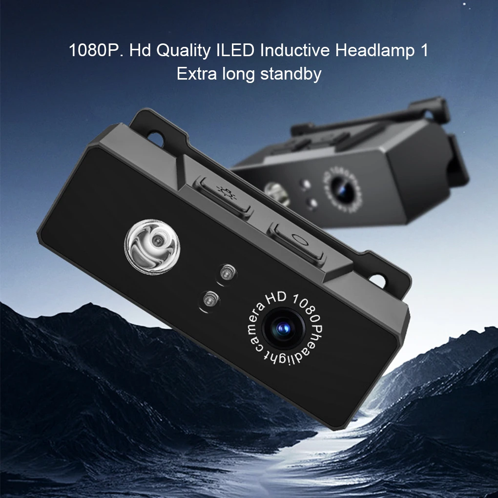 1080P HD منظور أول كاميرا عمل صغيرة المصباح كاميرا رياضية موجة اليد التعريفي مسجل فيديو المدمج في كاميرا الفيديو البطارية #1