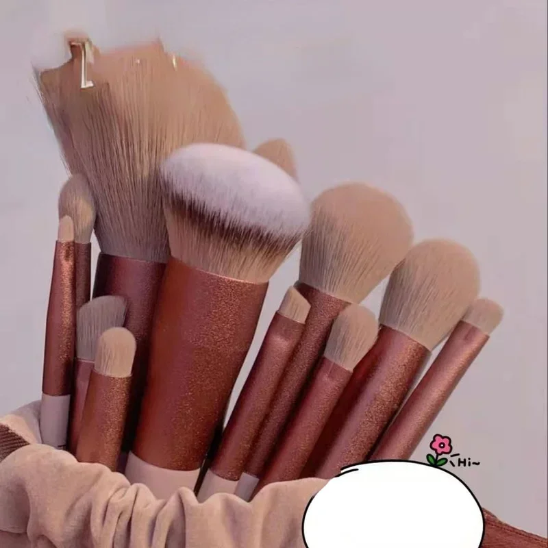 13-teiliges weiches, flauschiges Make-up-Pinsel-Set für Kosmetika, Foundation, Rouge, Puder, Lidschatten, Kabuki, Blending, Make-up-Pinsel, Beauty-Tool