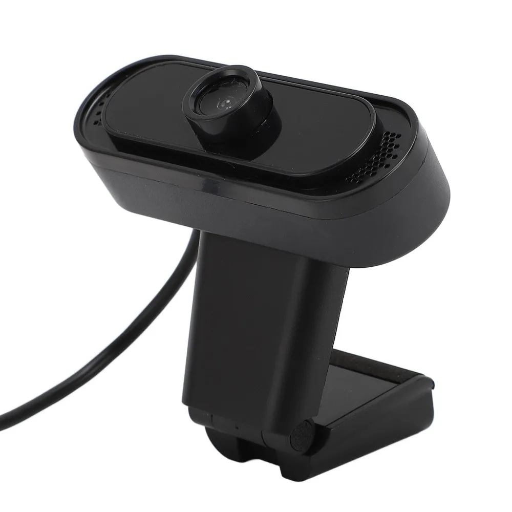 1080P HD 30FPS Webcam with Noise Reduction Microphone Manual Focus Foldable Clip Mount USB Web Camera HD Webcam