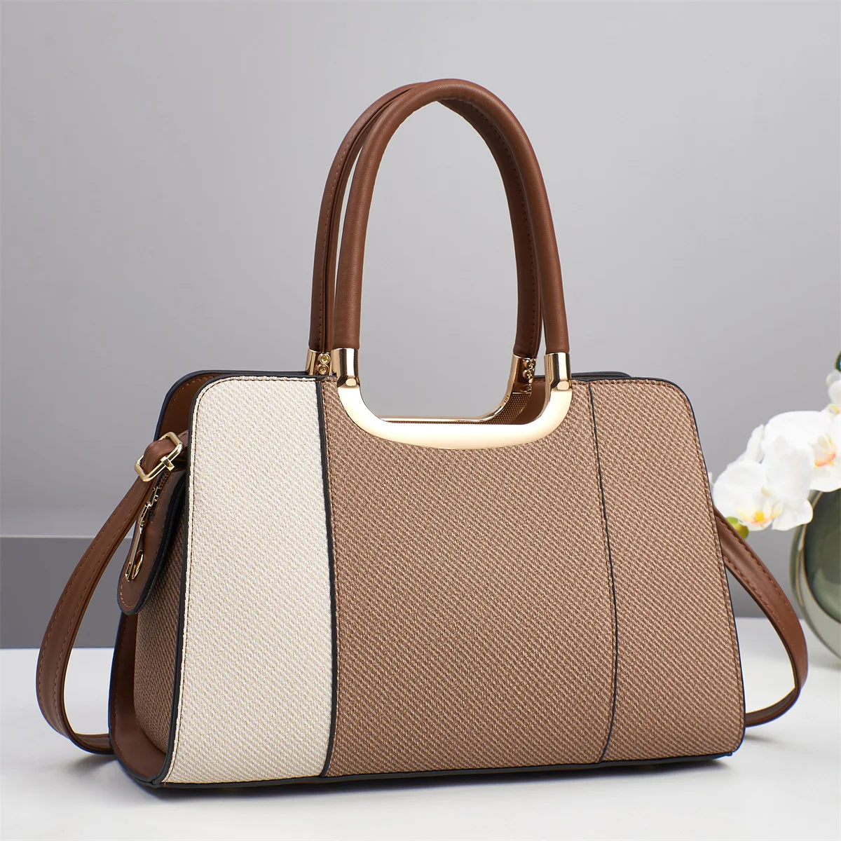 

Women's Mom Bag - Elegant Sophisticated Spacious Bag | Stylish Crossbody & Handheld Tote for Mature Ladies