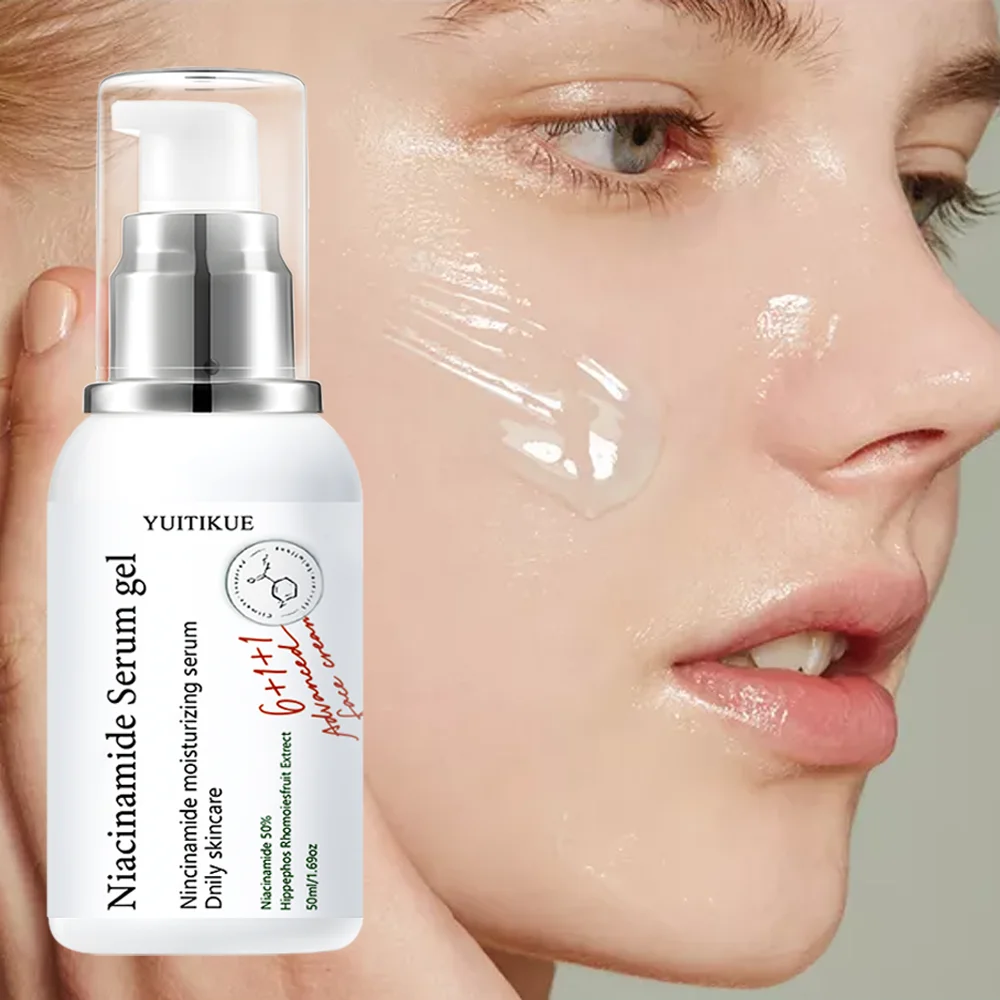 YUITIKUE Niacinamide Serum Gel | 6+1 Advanced Formula, Daily Moisturizing Skincare 50ml