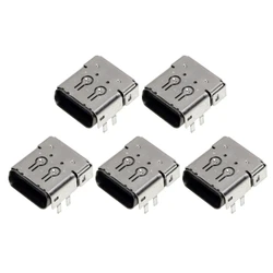 5pcs Replacement USB C Type-C Charging Port Power Jack Socket Connector for Xbox Series S X Controller Charging Accessory