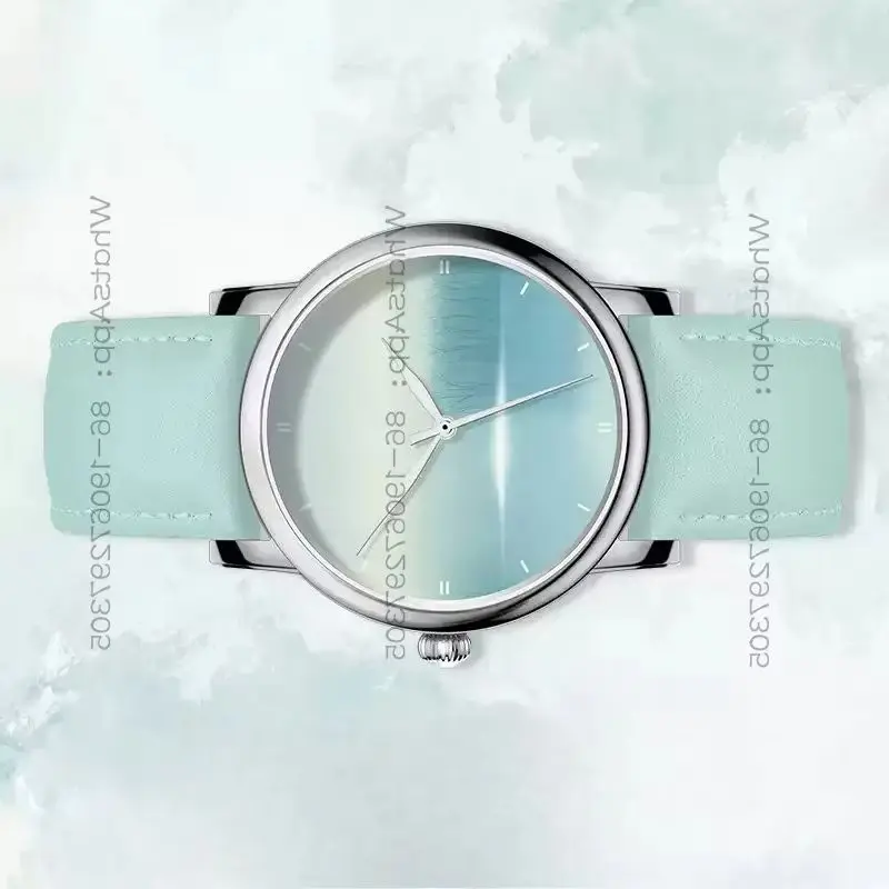 265565 China Fengshan ink mint green couple gift watch for girlfriend