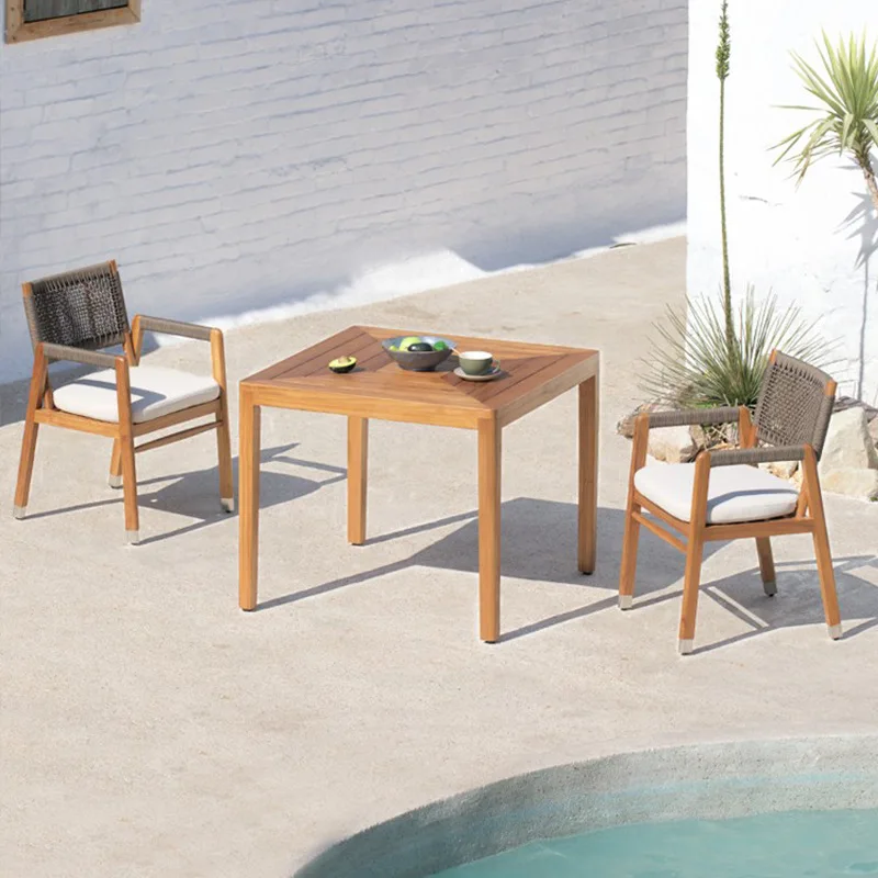 Customizable Outdoor Teak Lounge Chair