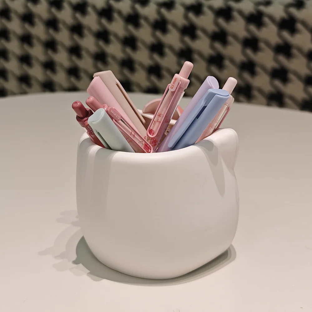 Sanrio HelloKitty cartoon schattige pennenhouder student briefpapier, kaptafel make-up opslagcontainer, decoratief vakantiecadeau item