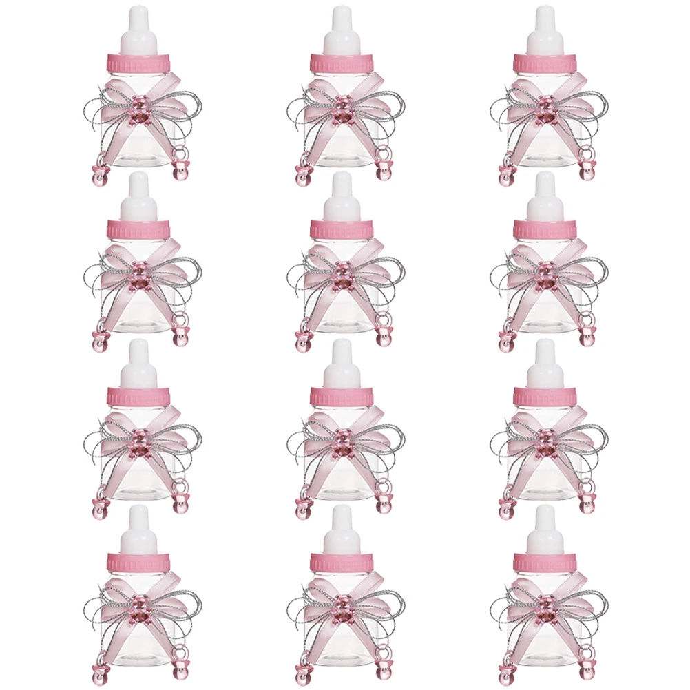 

12Pcs Milk Bottle Candy Box Baby Shower Favors Small Infant Bottles Candy Packaging Box Party Favor Supplies Baby Shower Favor
